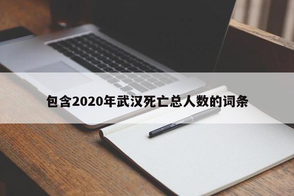 包含2020年武汉死亡总人数的词条